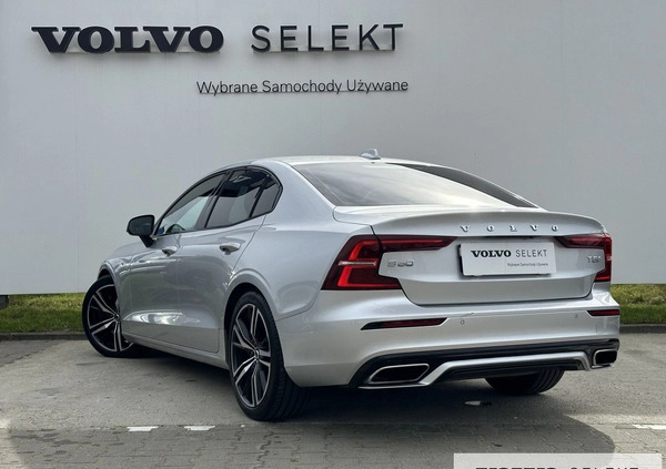 Volvo S60 cena 149900 przebieg: 52862, rok produkcji 2019 z Darłowo małe 379